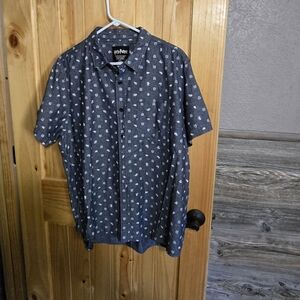 Harry Potter Short Sleeve Button Up Shirt Men's Size XXL Gryffindor Slytherin